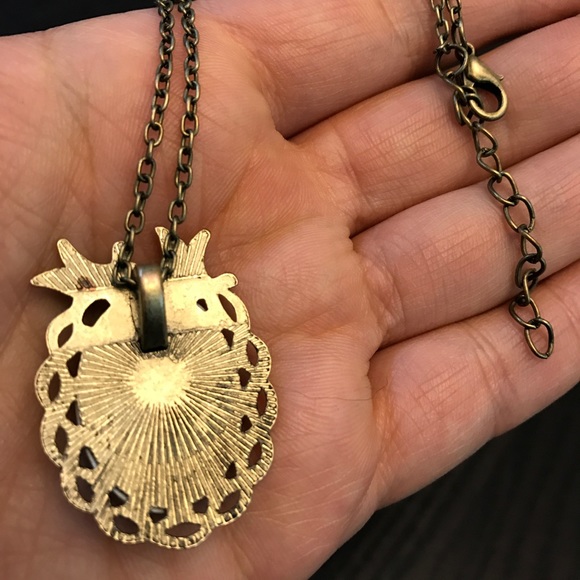 NEW!💙💎🌺FLIRTY GIRLY BIRD NECKLACE🌺💎💙FLORAL - Picture 5 of 8